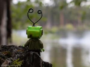 Ray Tenny looks over the lake - @teddi_toyworld