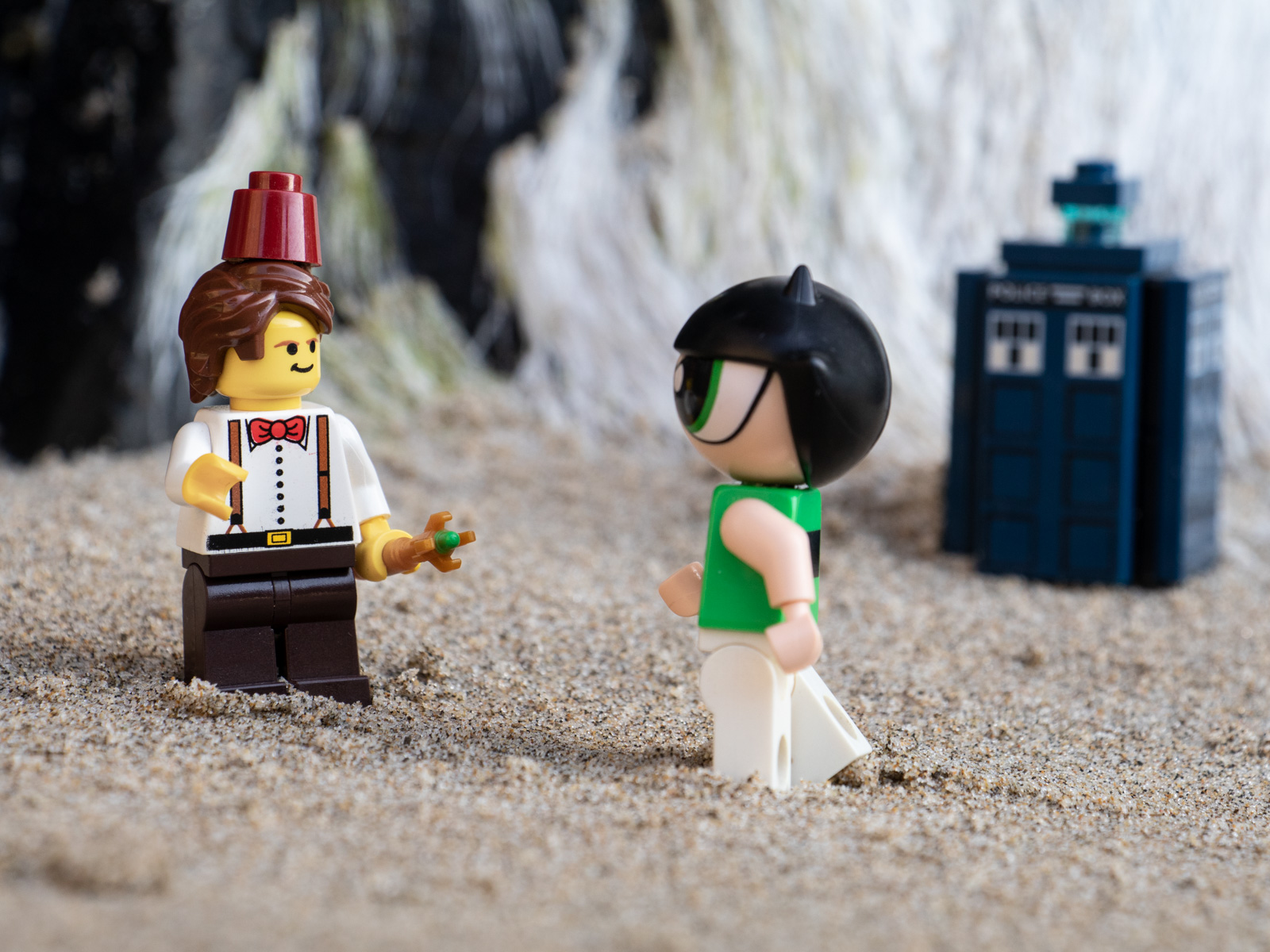 Lego Doctor Who and Buttercup - @teddi_toyworld