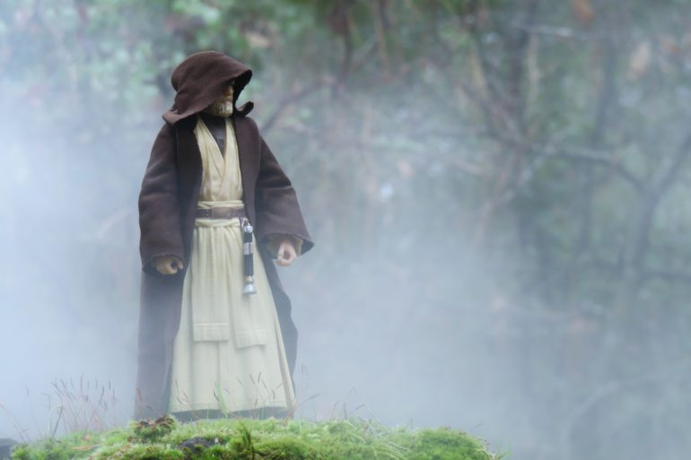 Obi Wan in the Fog by @actionstuff_mini